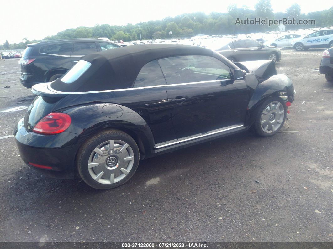 2014 Volkswagen Beetle Convertible 1.8t W/sound/nav Black vin: 3VW517AT4EM815761