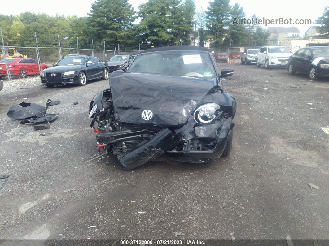 2014 Volkswagen Beetle Convertible 1.8t W/sound/nav Black vin: 3VW517AT4EM815761