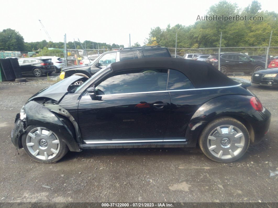 2014 Volkswagen Beetle Convertible 1.8t W/sound/nav Black vin: 3VW517AT4EM815761