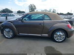 2014 Volkswagen Beetle Convertible 1.8t W/sound/nav Brown vin: 3VW517AT4EM818952