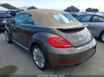 2014 Volkswagen Beetle Convertible 1.8t W/sound/nav Brown vin: 3VW517AT4EM818952