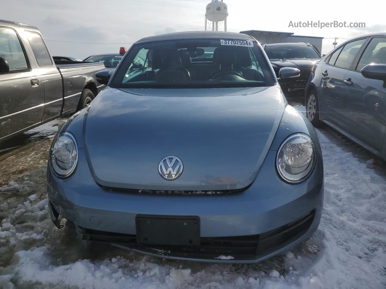 2016 Volkswagen Beetle S/se Blue vin: 3VW517AT4GM821238