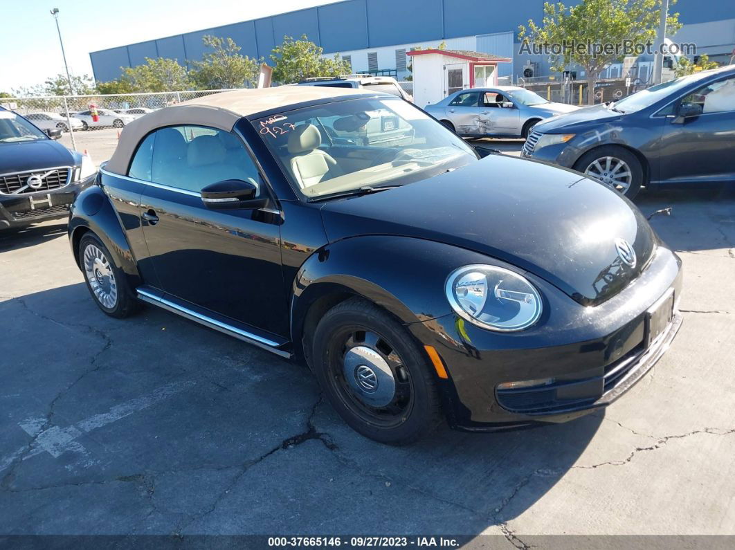 2016 Volkswagen Beetle Convertible 1.8t S Black vin: 3VW517AT5GM801144