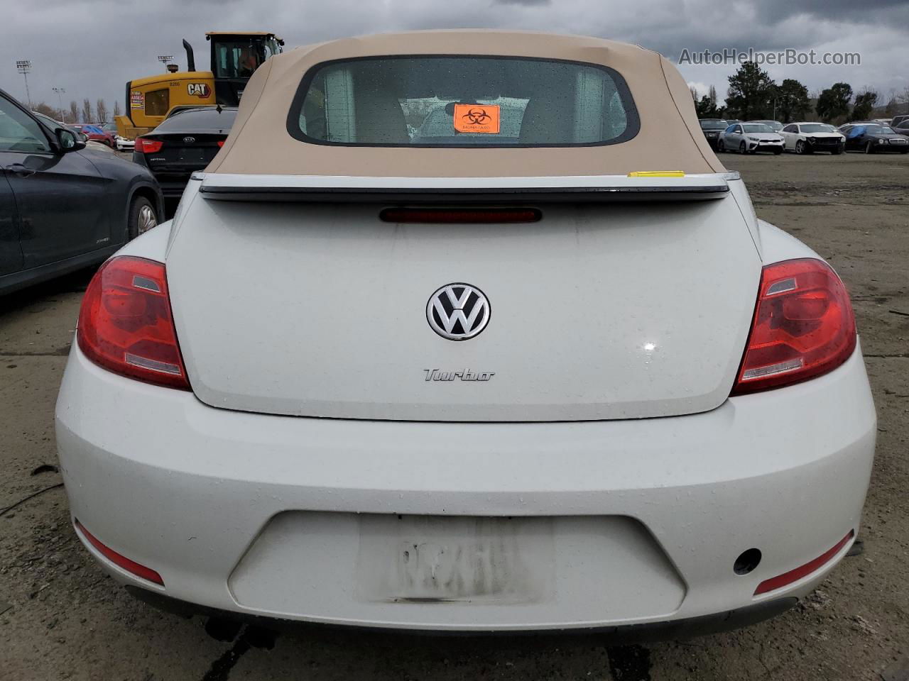 2016 Volkswagen Beetle S/se White vin: 3VW517AT6GM806983