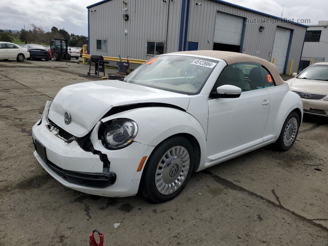 2016 Volkswagen Beetle S/se White vin: 3VW517AT6GM806983