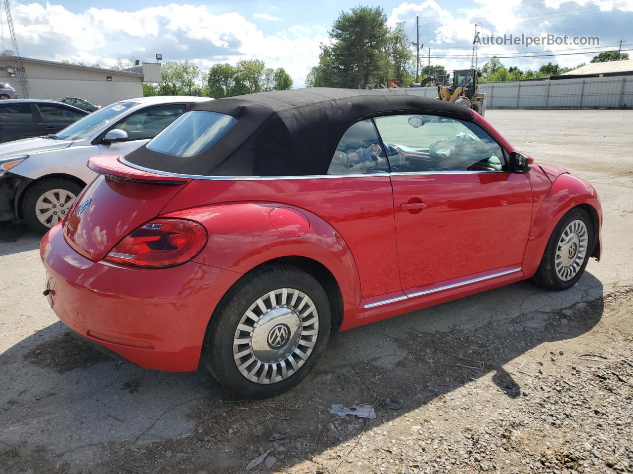 2016 Volkswagen Beetle S/se Red vin: 3VW517AT7GM804580