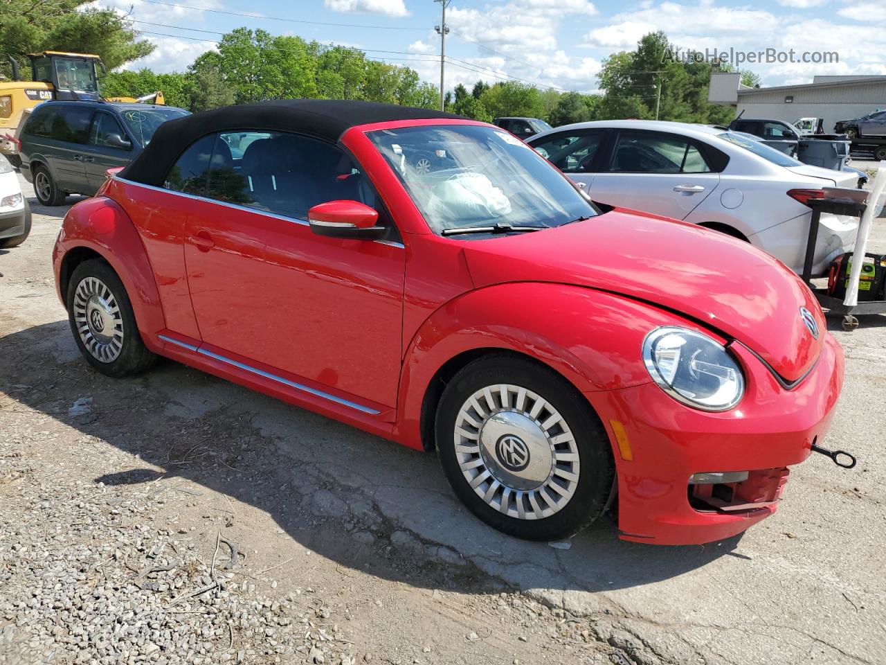 2016 Volkswagen Beetle S/se Red vin: 3VW517AT7GM804580