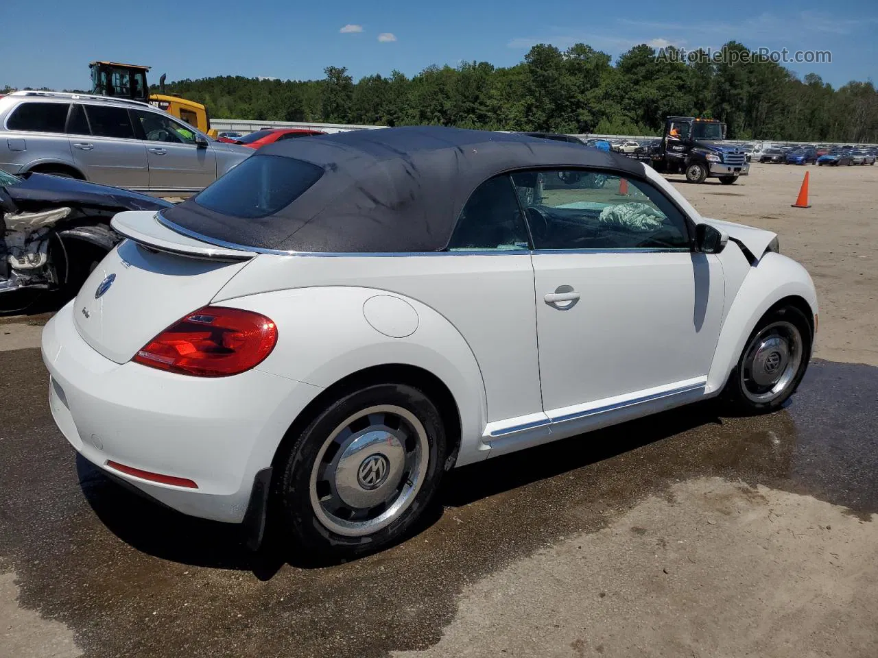 2016 Volkswagen Beetle S/se White vin: 3VW517AT7GM812100