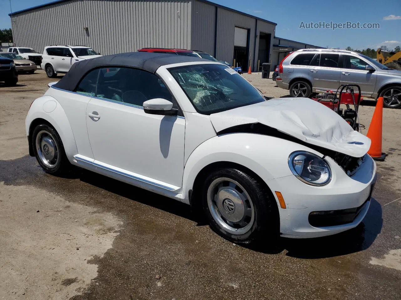 2016 Volkswagen Beetle S/se White vin: 3VW517AT7GM812100