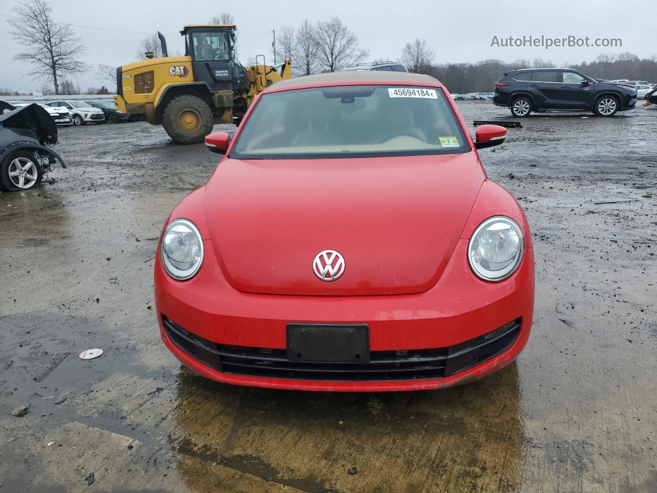 2016 Volkswagen Beetle S/se Red vin: 3VW517AT7GM821301