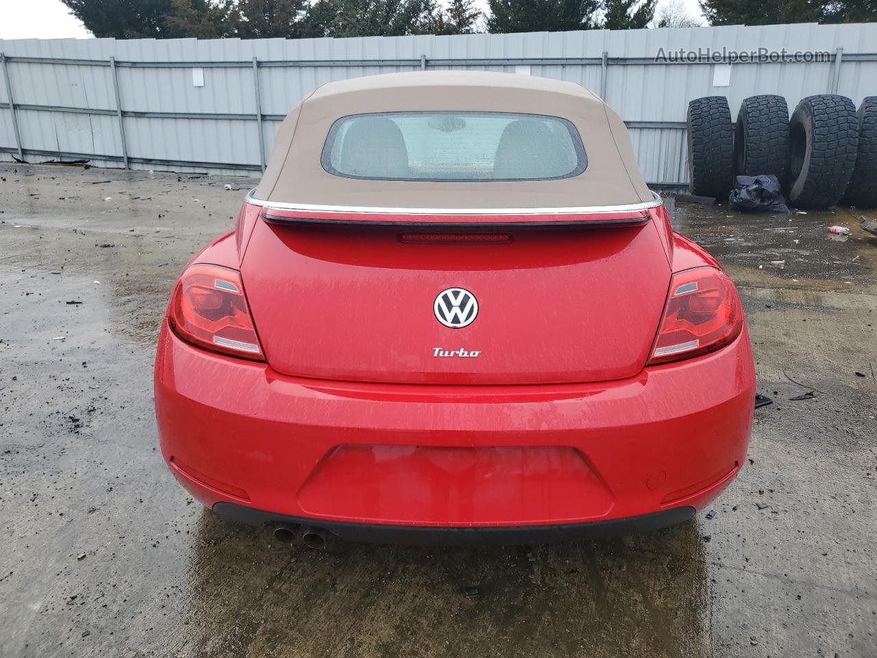 2016 Volkswagen Beetle S/se Red vin: 3VW517AT7GM821301