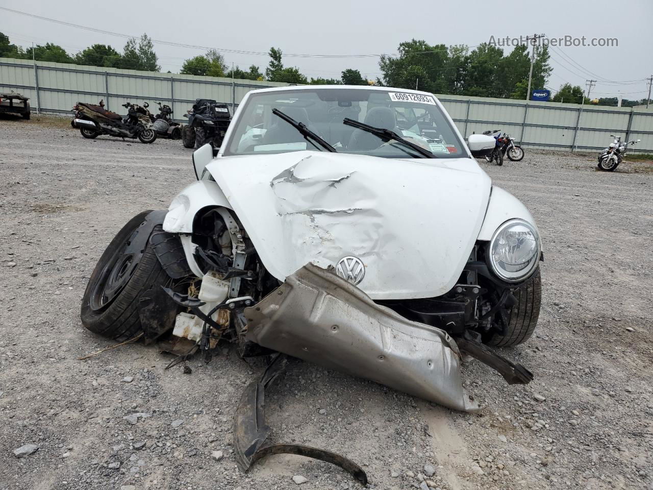 2016 Volkswagen Beetle S/se White vin: 3VW517AT8GM800540