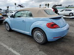 2016 Volkswagen Beetle S/se Blue vin: 3VW517AT8GM801204