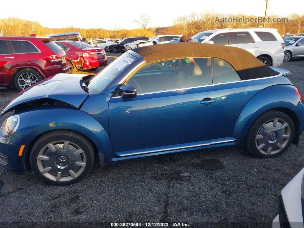 2016 Volkswagen Beetle 1.8t Sel Blue vin: 3VW517AT9GM820179