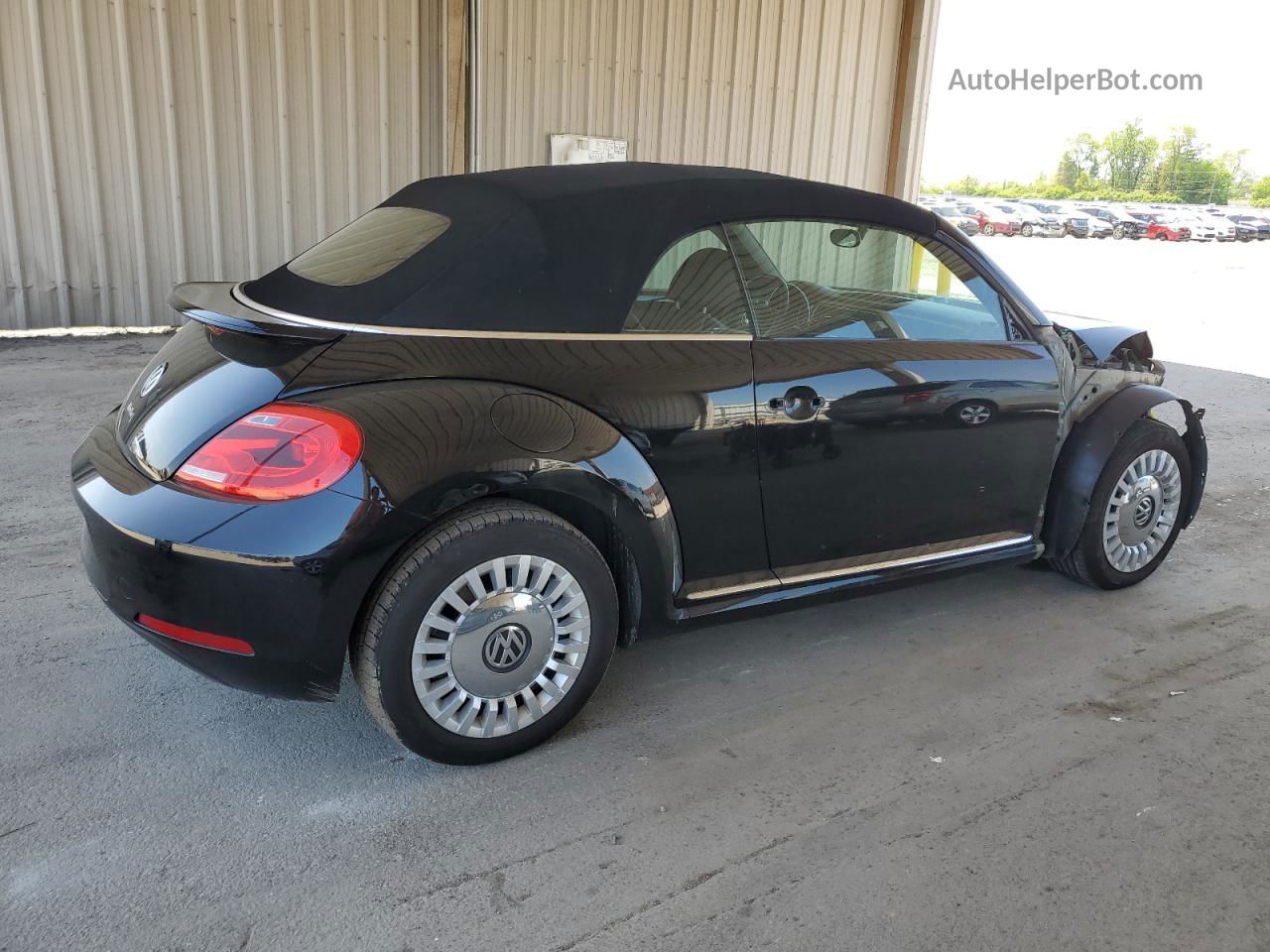 2014 Volkswagen Beetle  Черный vin: 3VW517ATXEM813268