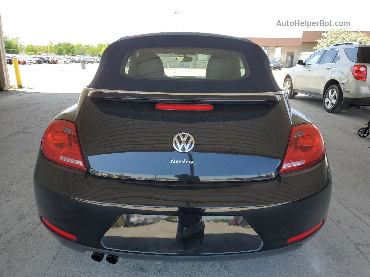 2014 Volkswagen Beetle  Черный vin: 3VW517ATXEM813268