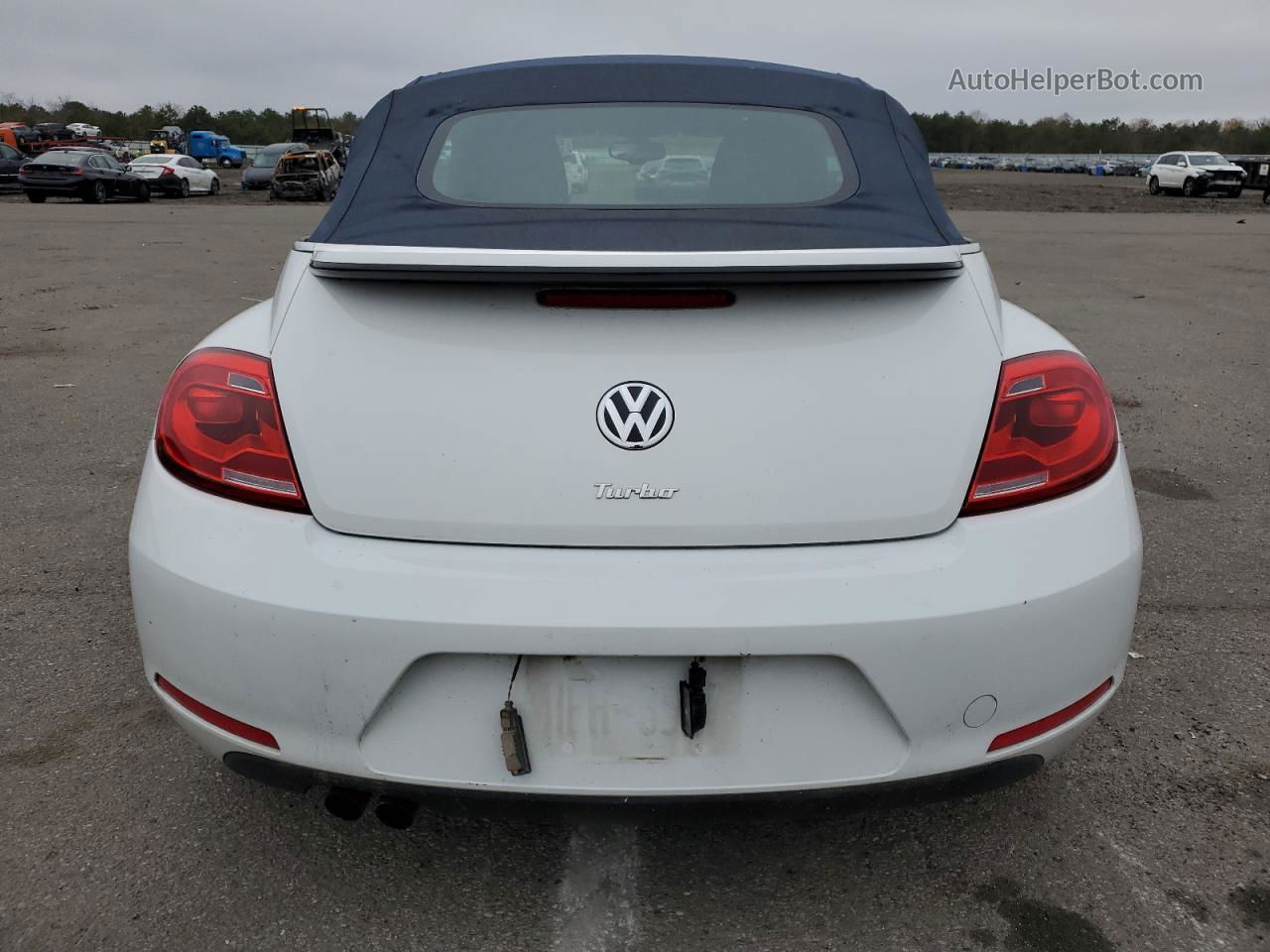 2016 Volkswagen Beetle S/se White vin: 3VW517ATXGM811121