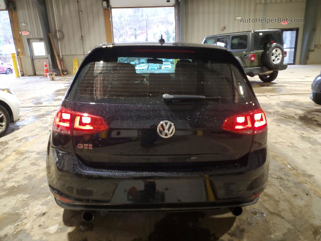 2015 Volkswagen Gti  Black vin: 3VW547AU0FM076549