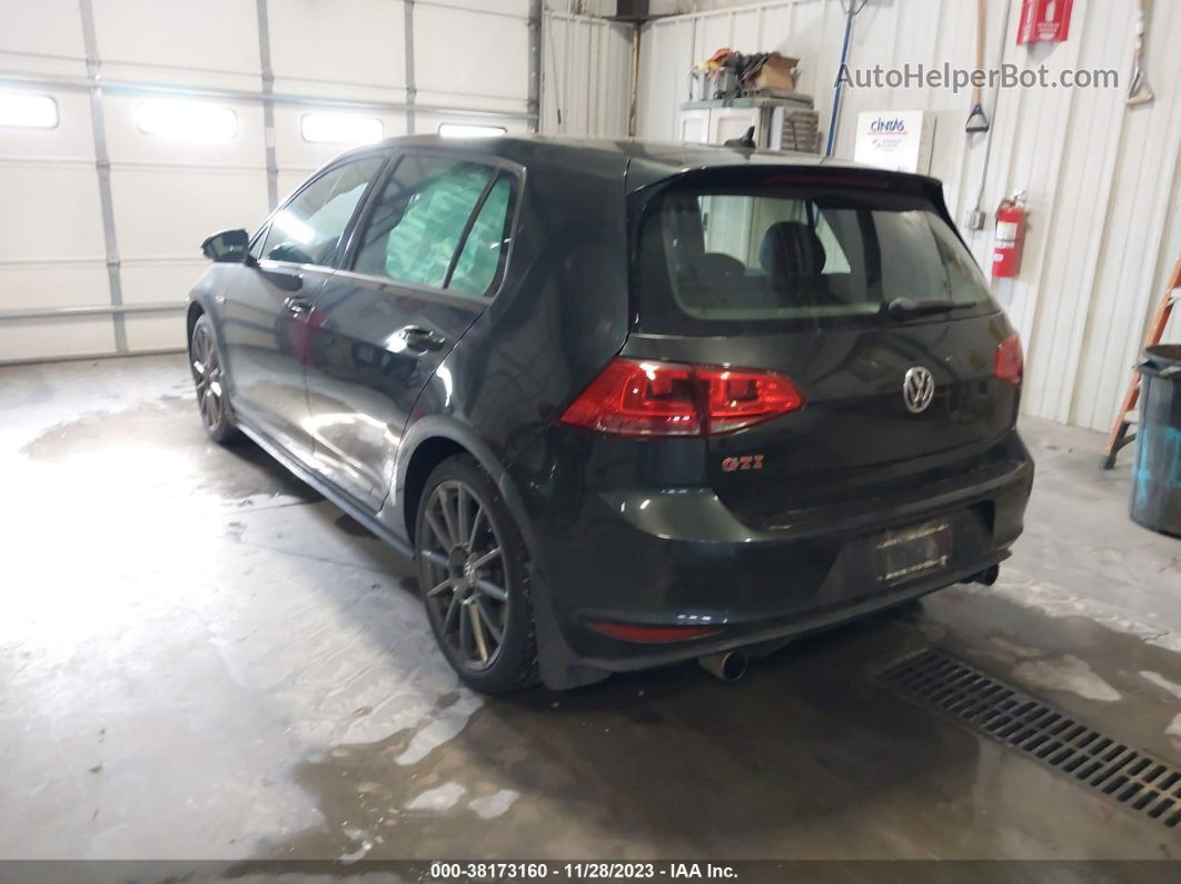 2016 Volkswagen Golf Gti Autobahn W/performance Package 4-door Gray vin: 3VW547AU0GM016823