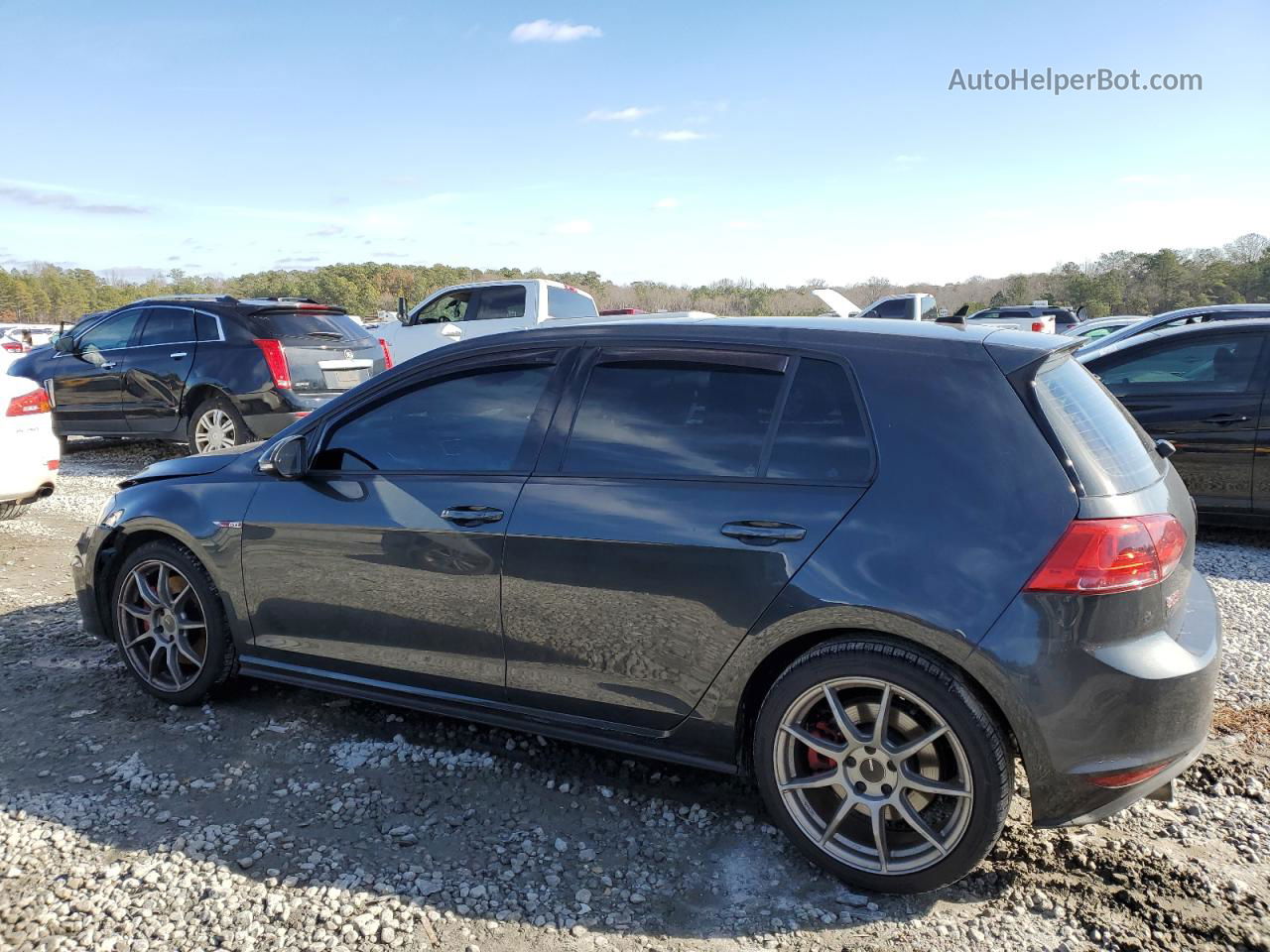 2017 Volkswagen Gti Sport Gray vin: 3VW547AU0HM061763