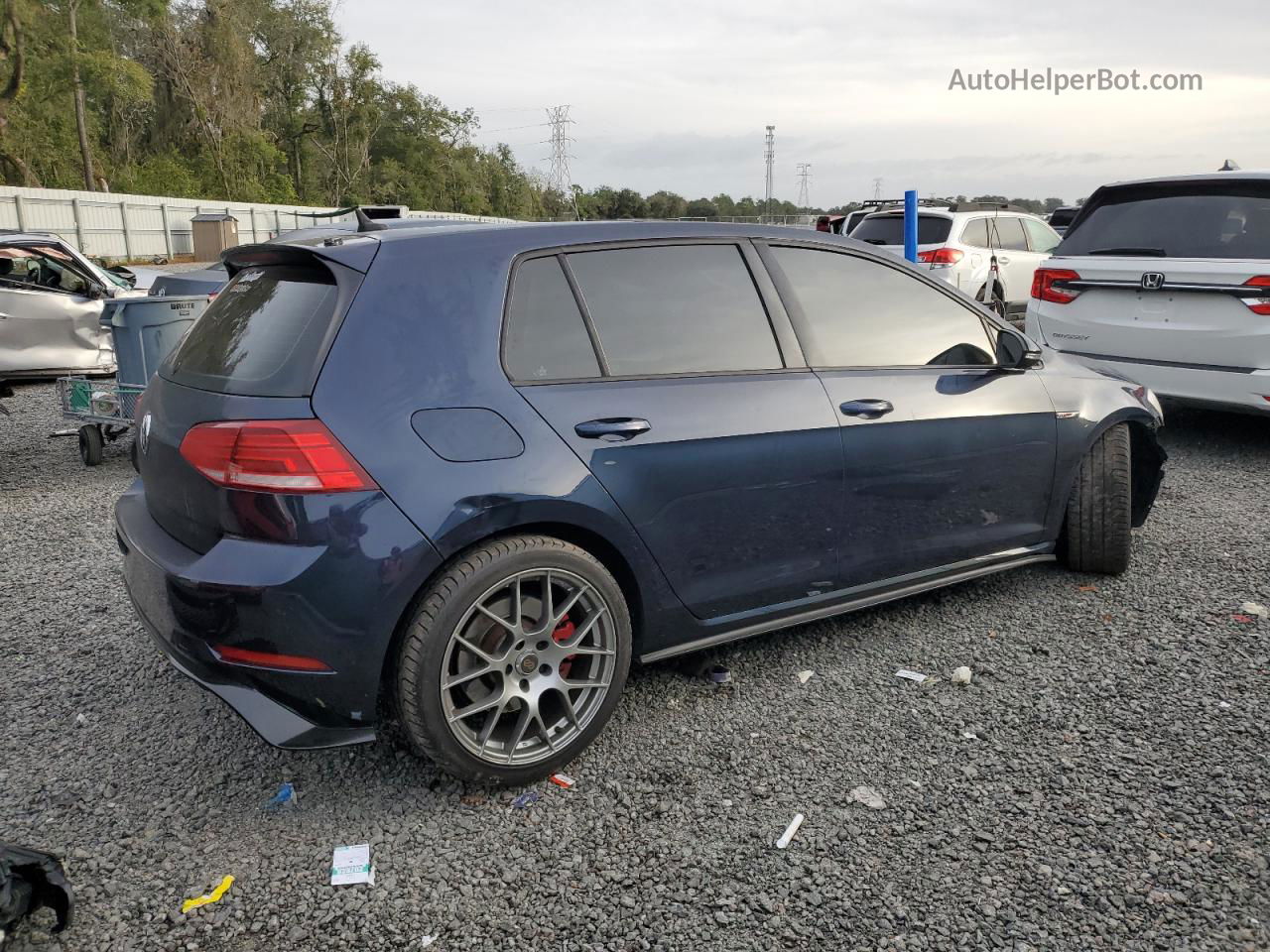 2018 Volkswagen Gti S Blue vin: 3VW547AU0JM266943