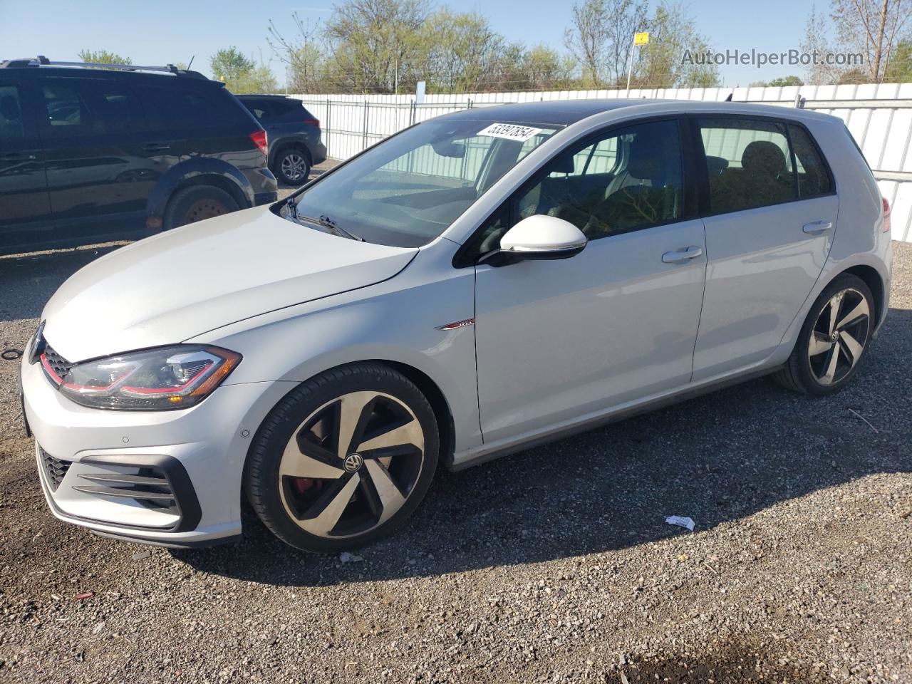 2018 Volkswagen Gti S White vin: 3VW547AU0JM278722