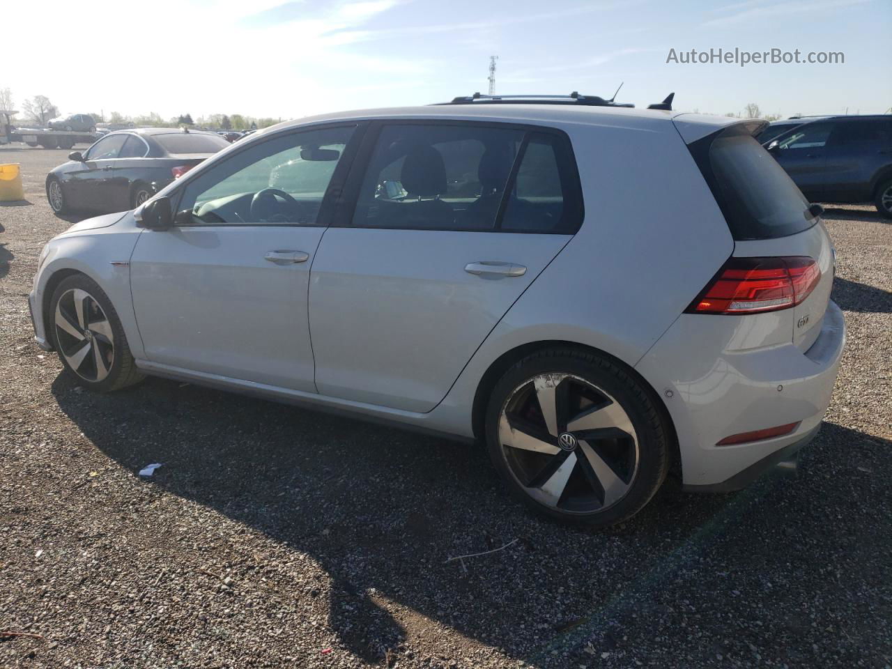 2018 Volkswagen Gti S White vin: 3VW547AU0JM278722