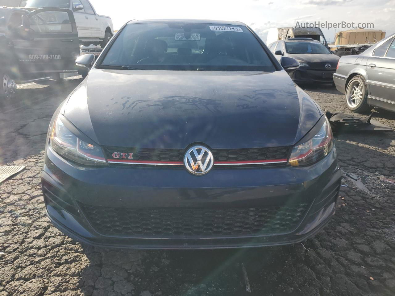 2018 Volkswagen Gti S Синий vin: 3VW547AU0JM283984