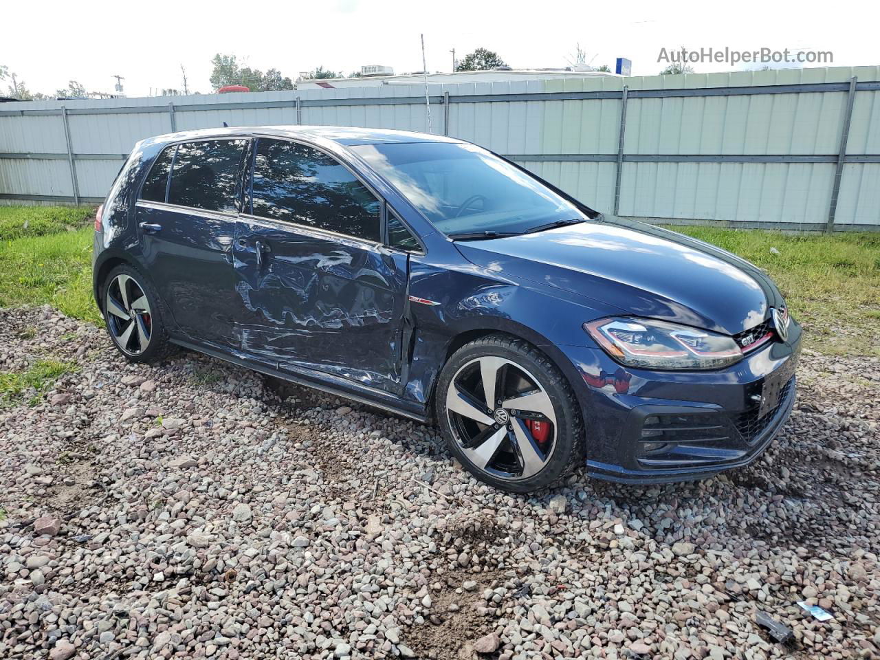 2018 Volkswagen Gti S Blue vin: 3VW547AU0JM285864