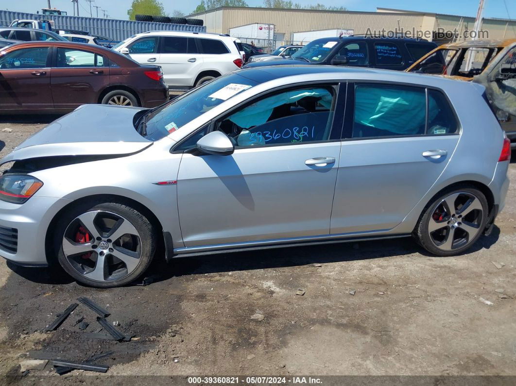 2016 Volkswagen Golf Gti Autobahn W/performance Package 4-door Light Blue vin: 3VW547AU1GM060250