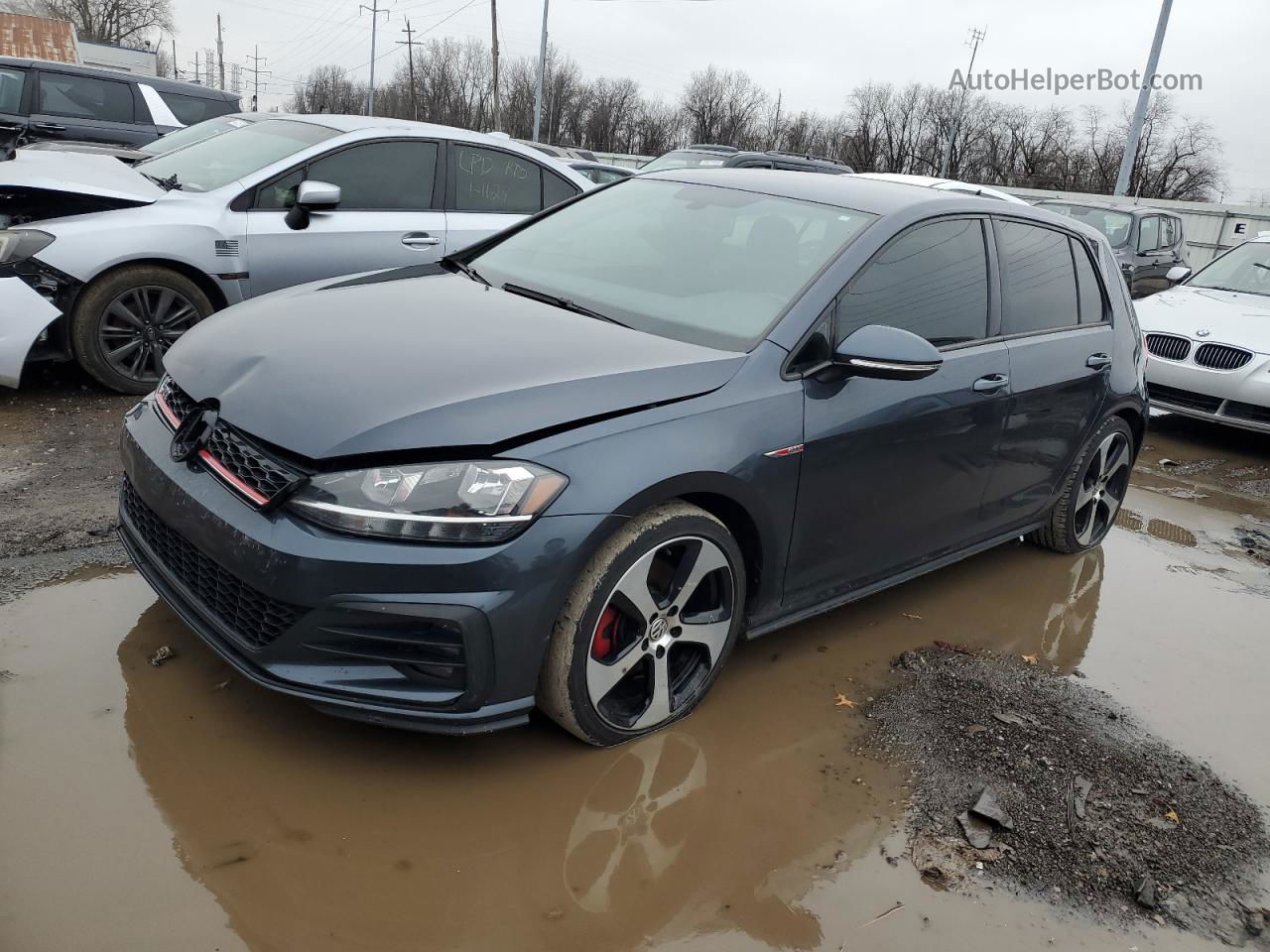 2018 Volkswagen Gti S Blue vin: 3VW547AU1JM254669