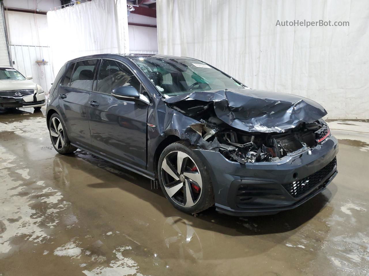 2018 Volkswagen Gti S Синий vin: 3VW547AU1JM260360