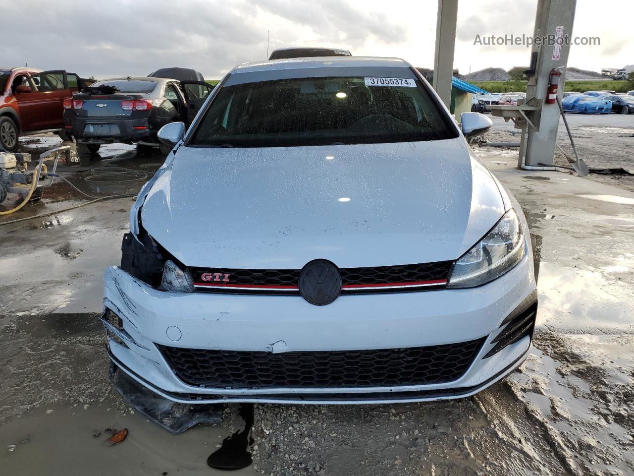 2018 Volkswagen Gti S Белый vin: 3VW547AU1JM263176