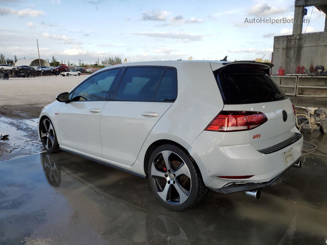 2018 Volkswagen Gti S Белый vin: 3VW547AU1JM263176