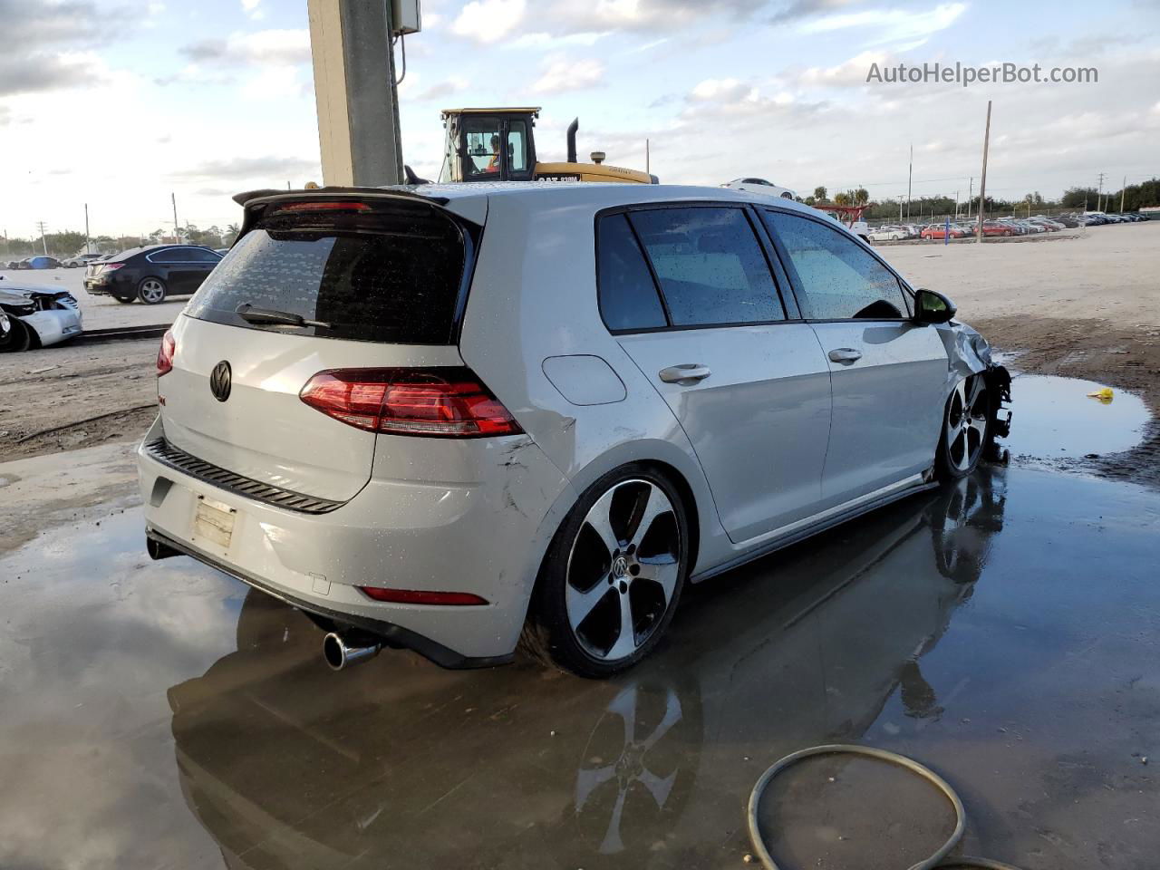 2018 Volkswagen Gti S Белый vin: 3VW547AU1JM263176