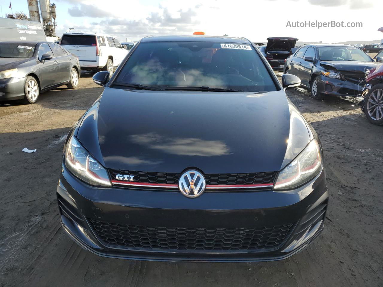 2018 Volkswagen Gti S Black vin: 3VW547AU1JM290197