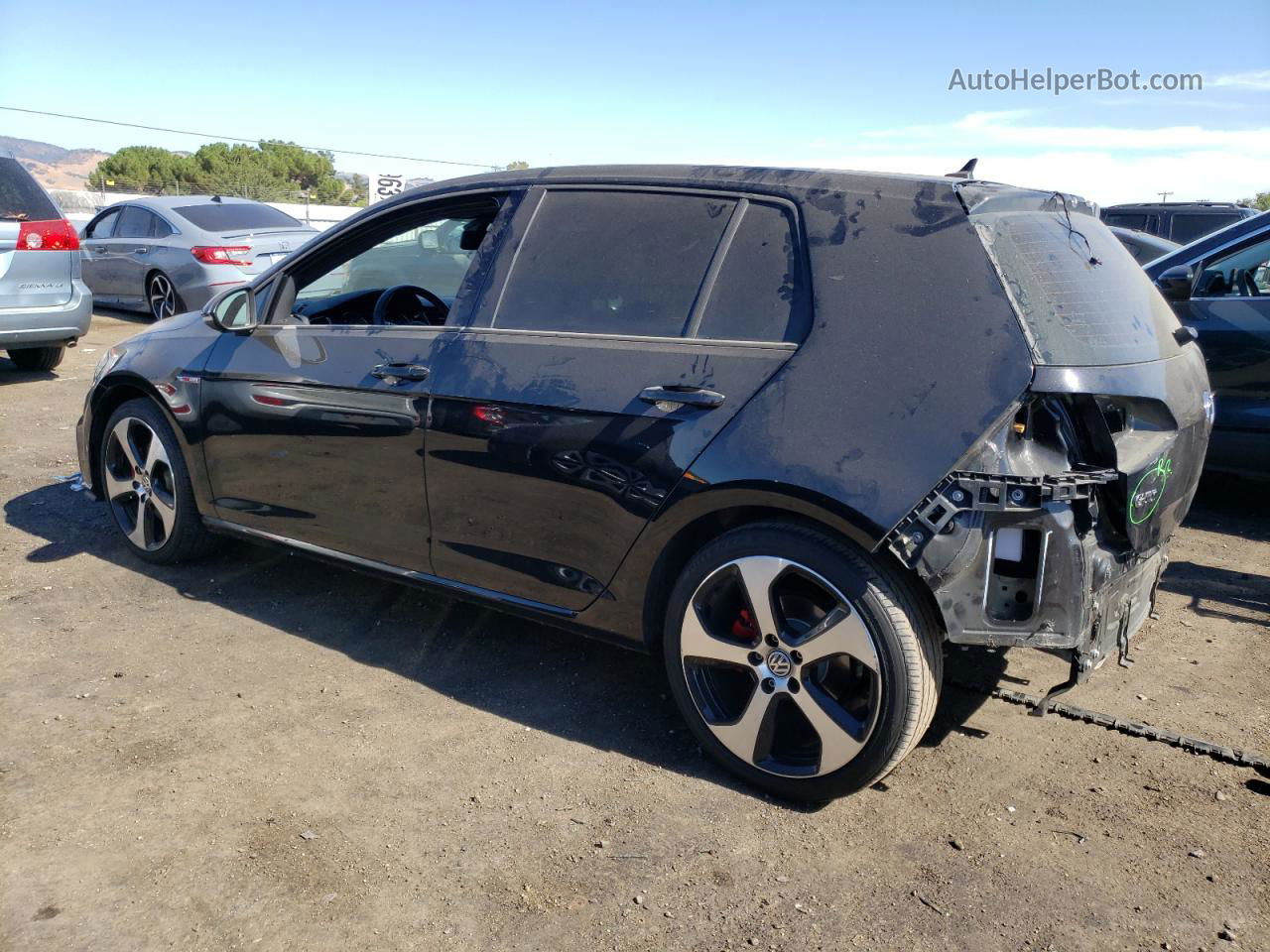 2018 Volkswagen Gti S Black vin: 3VW547AU1JM297134