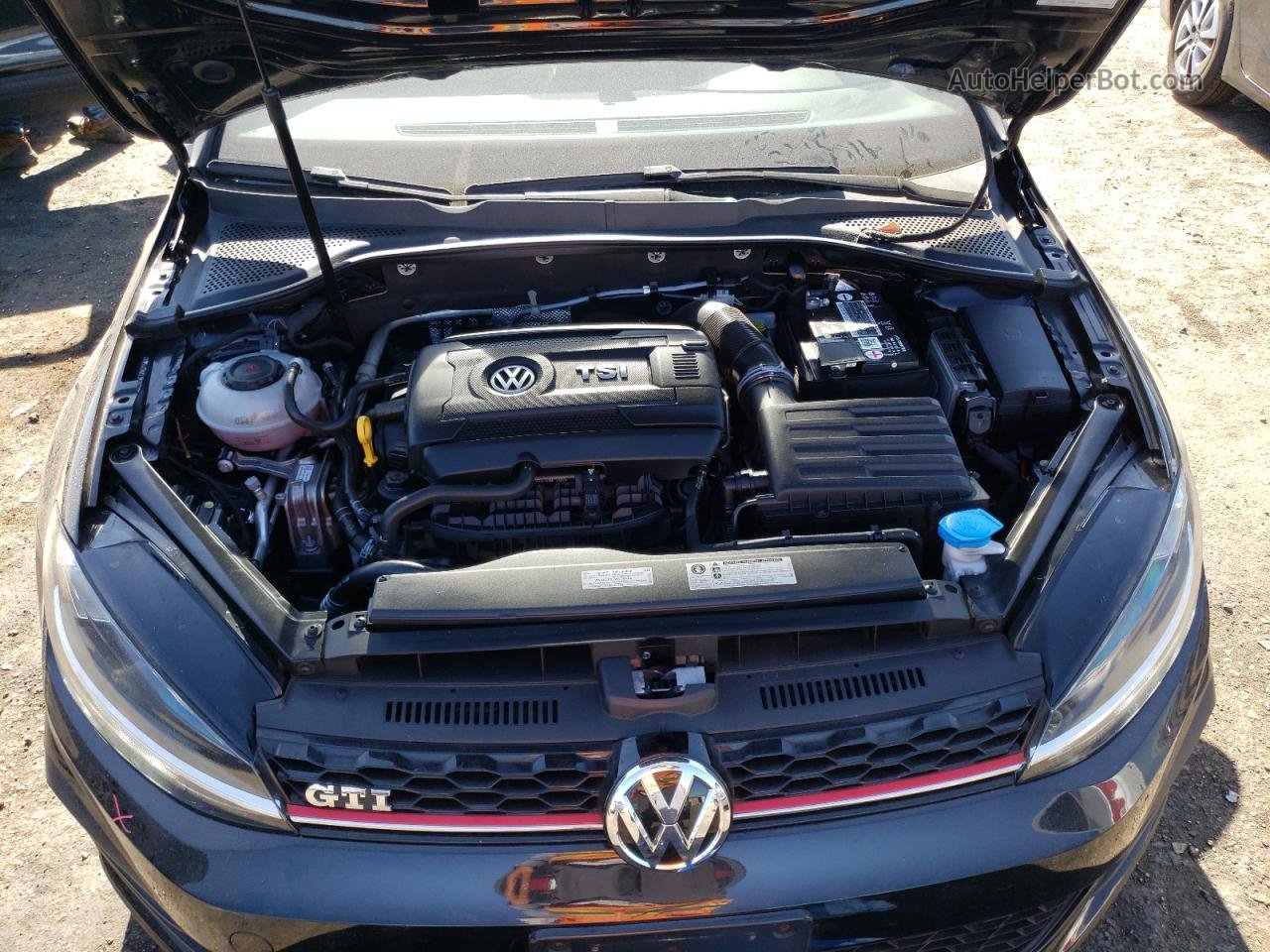 2018 Volkswagen Gti S Черный vin: 3VW547AU1JM297134