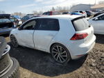 2015 Volkswagen Gti  White vin: 3VW547AU2FM075998