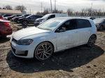 2015 Volkswagen Gti  White vin: 3VW547AU2FM075998