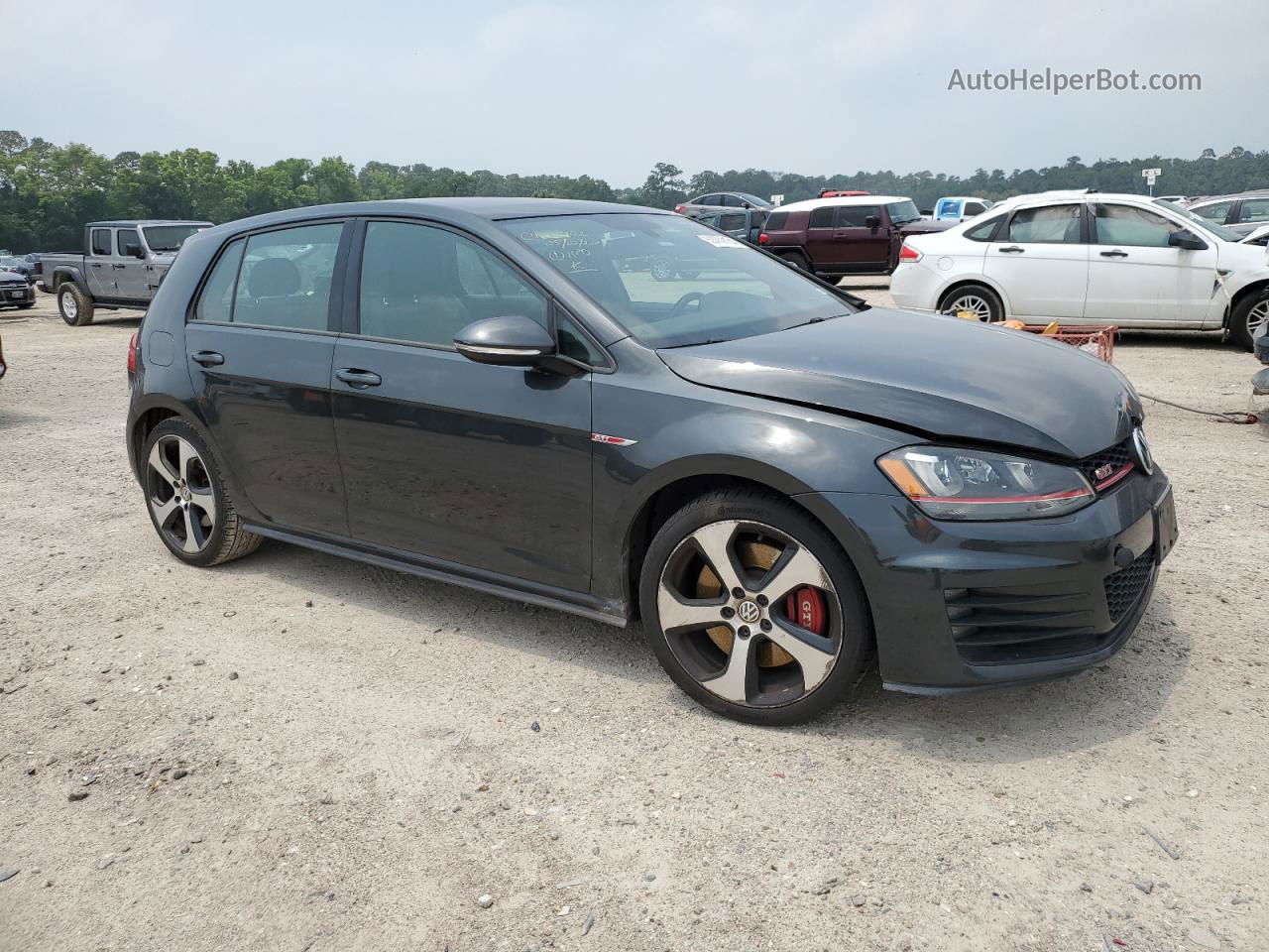 2016 Volkswagen Gti S/se Charcoal vin: 3VW547AU2GM050911