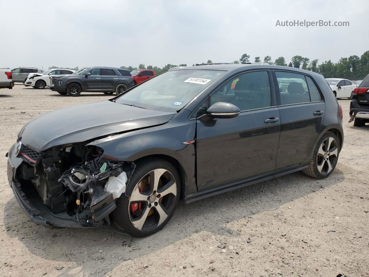 2016 Volkswagen Gti S/se Charcoal vin: 3VW547AU2GM050911