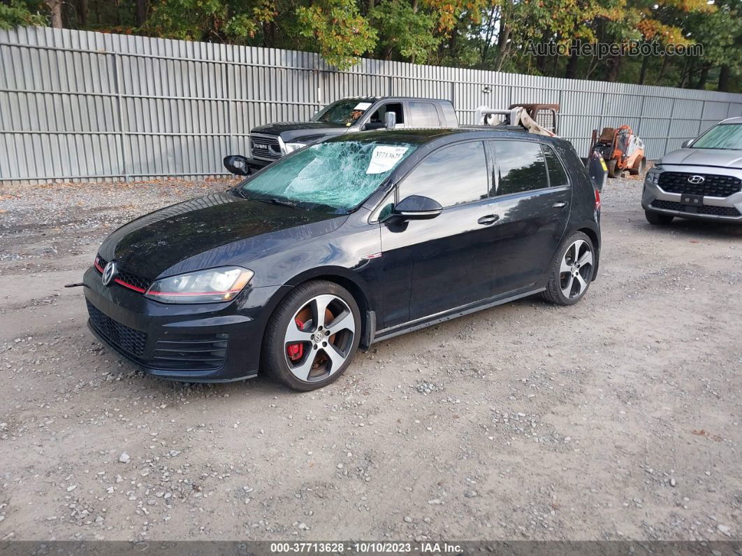 2016 Volkswagen Golf Gti Se W/performance Pkg Черный vin: 3VW547AU2GM064954