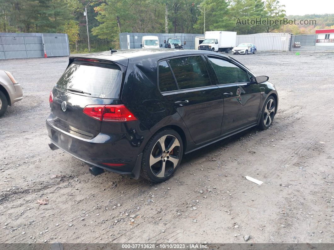 2016 Volkswagen Golf Gti Se W/performance Pkg Black vin: 3VW547AU2GM064954