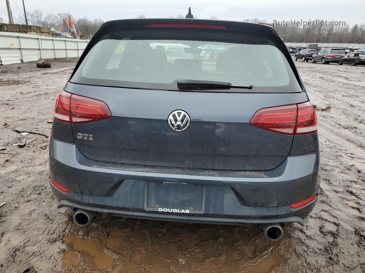 2018 Volkswagen Gti S Gray vin: 3VW547AU2JM284019