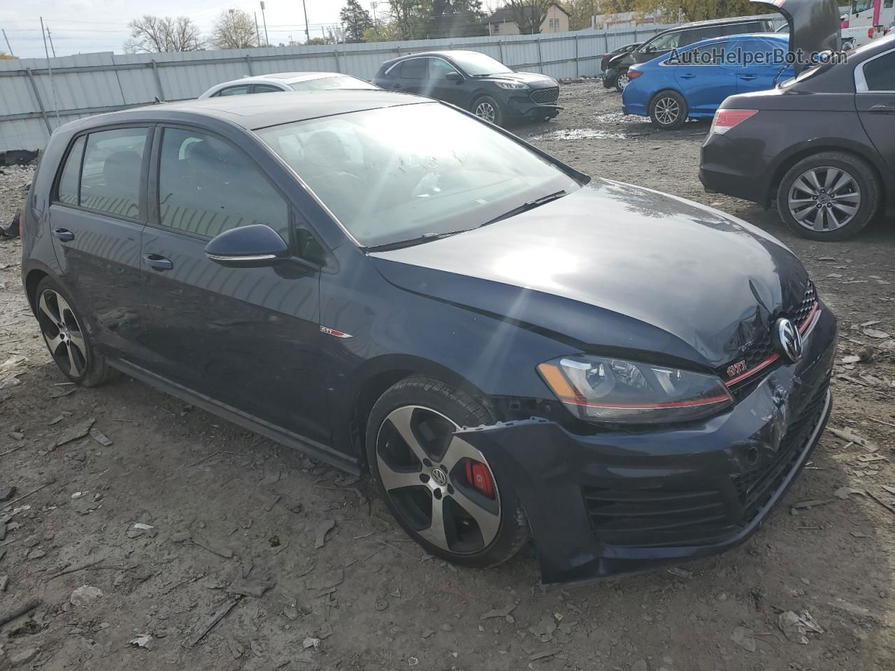 2016 Volkswagen Gti S/se Синий vin: 3VW547AU3GM055213