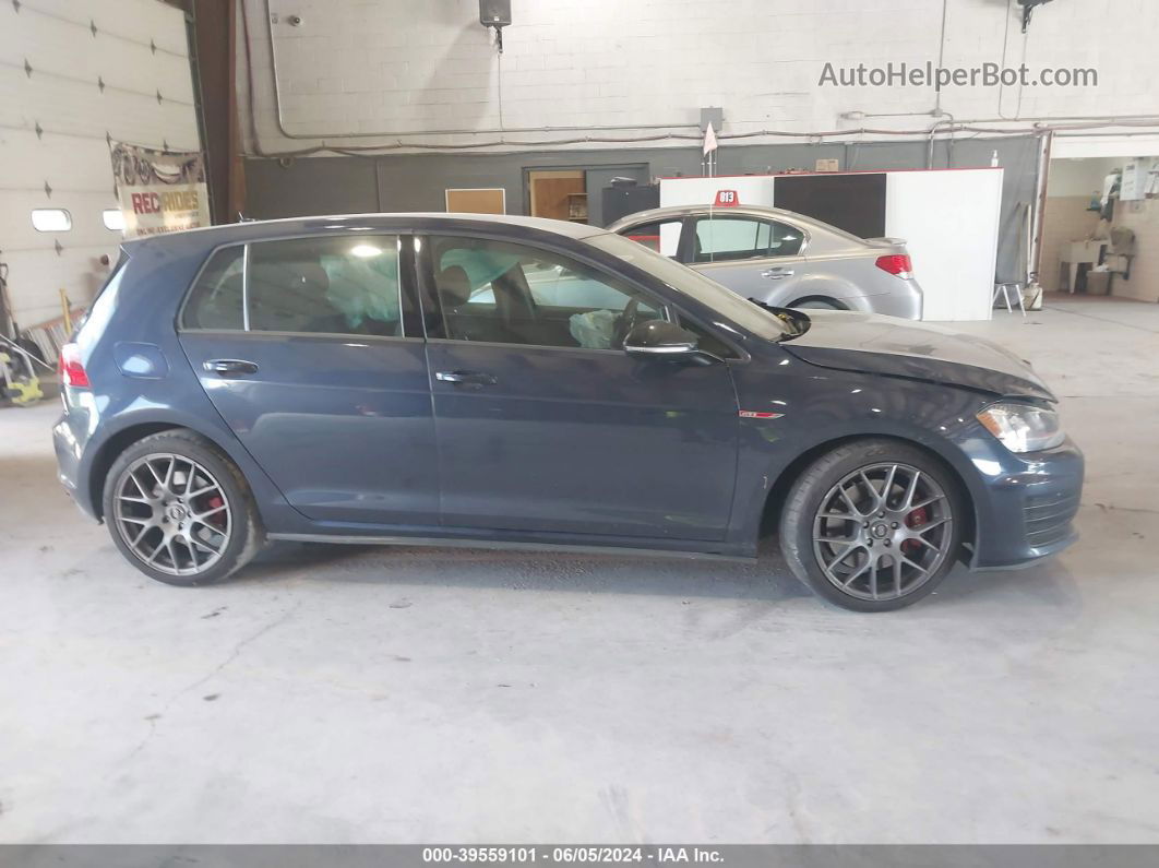 2017 Volkswagen Golf Gti Autobahn 4-door/s 4-door/se 4-door/sport 4-door Blue vin: 3VW547AU3HM016512