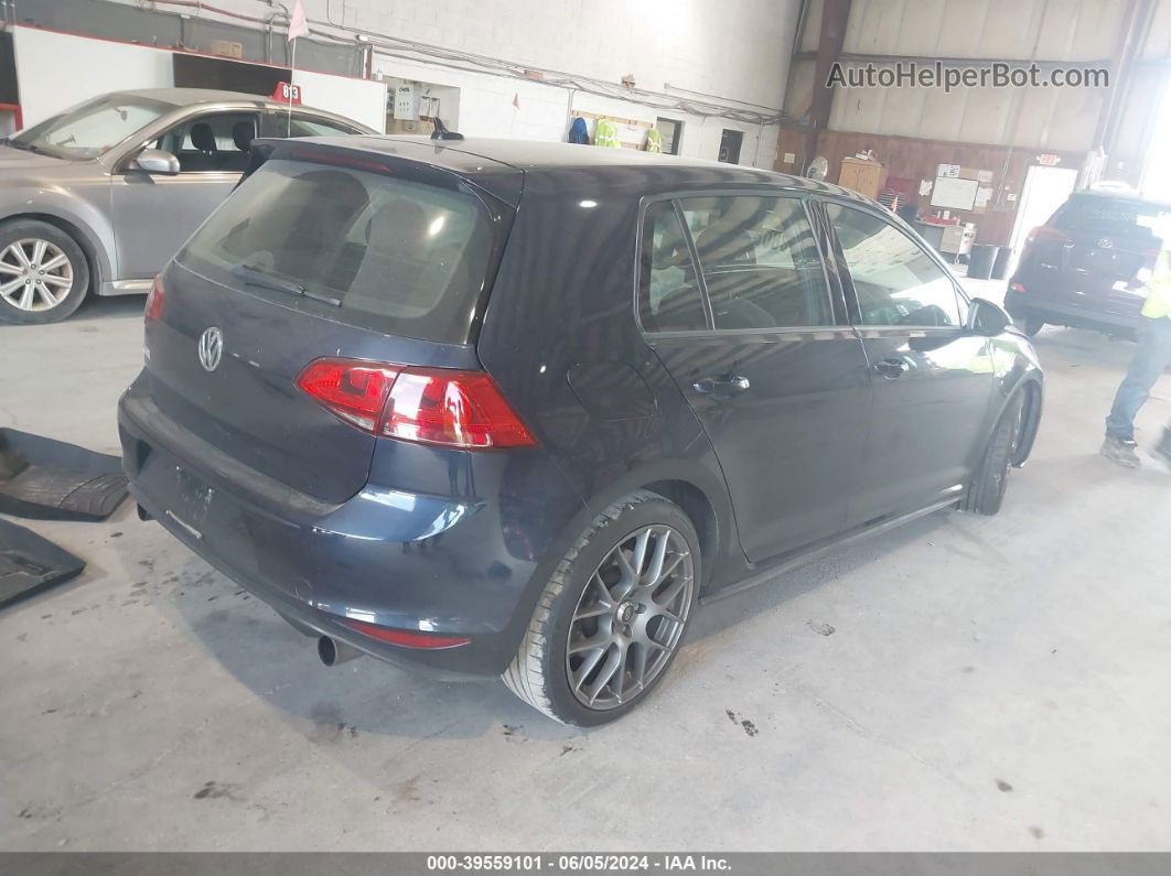 2017 Volkswagen Golf Gti Autobahn 4-door/s 4-door/se 4-door/sport 4-door Blue vin: 3VW547AU3HM016512