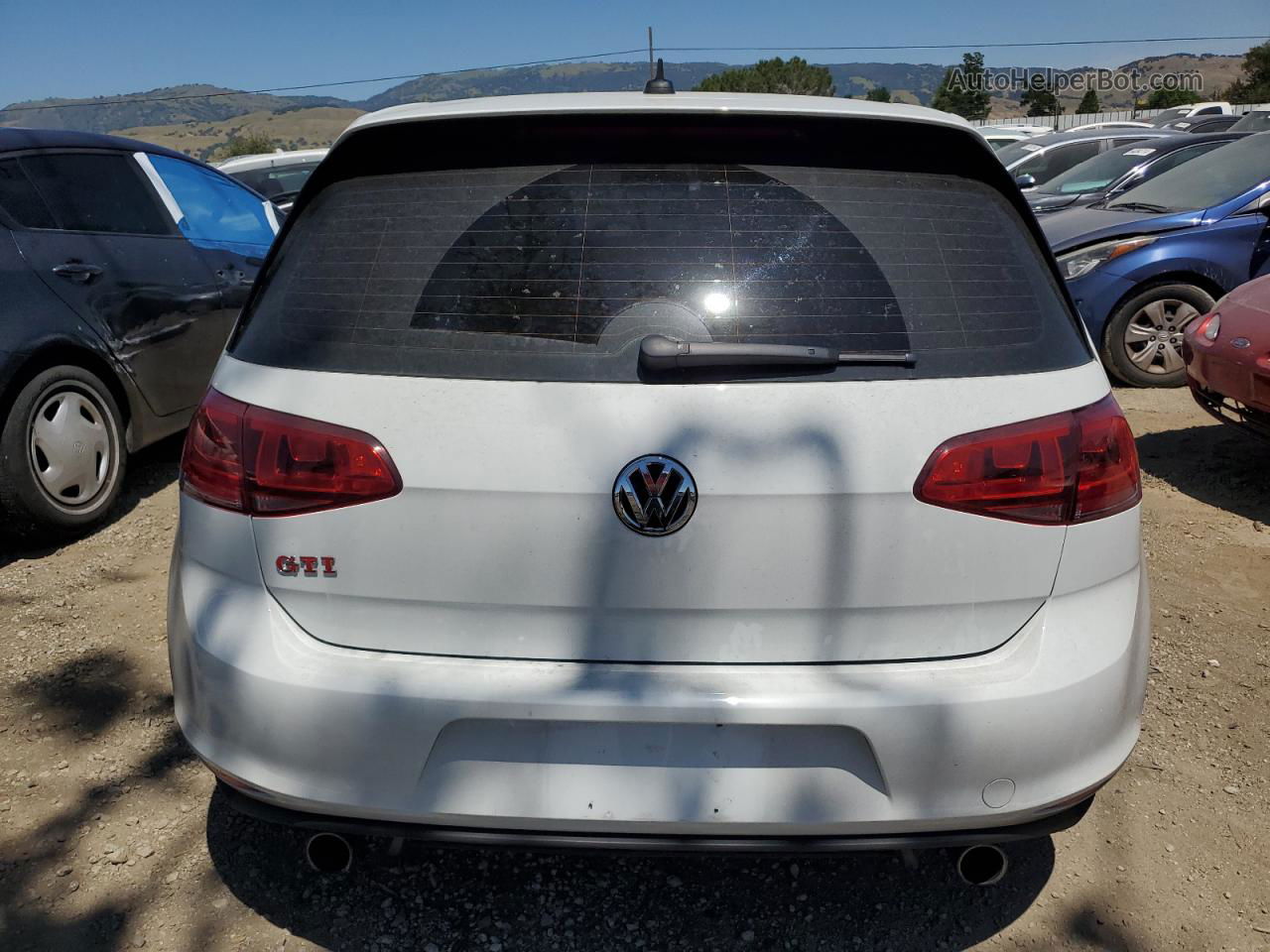 2017 Volkswagen Gti Sport White vin: 3VW547AU3HM051163