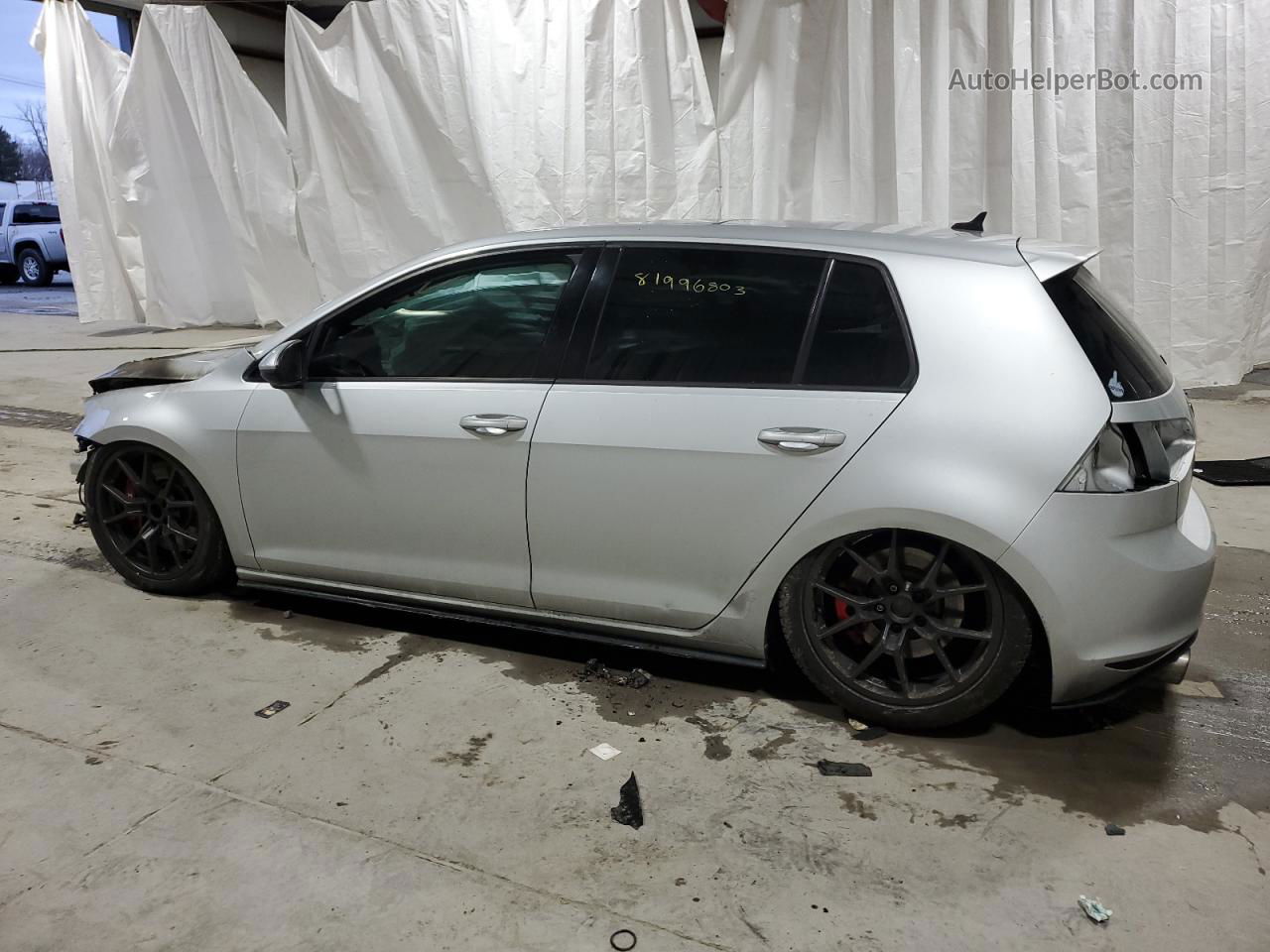 2017 Volkswagen Gti Sport Silver vin: 3VW547AU3HM056735